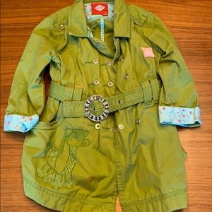 Oilily super cute rain jacket trench